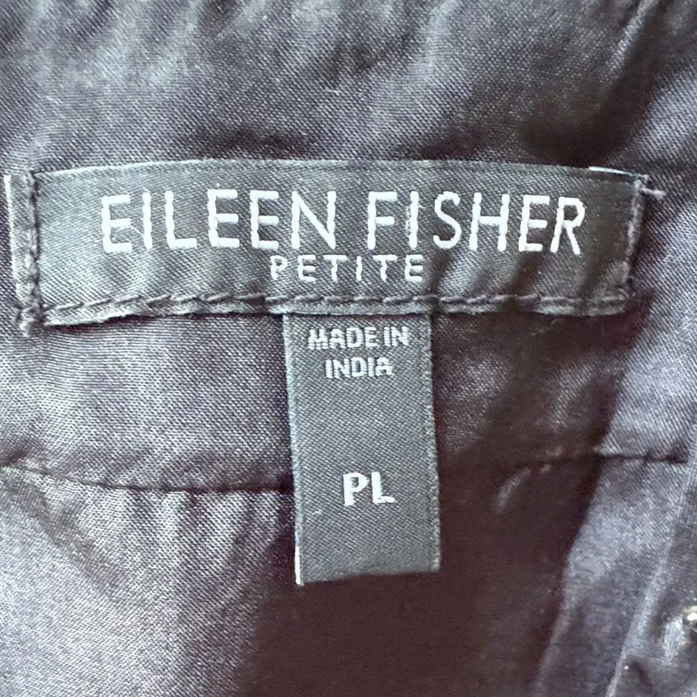 Eileen Fisher Black Camisole with Beaded Detail